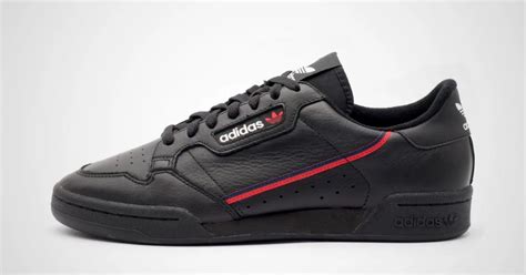 adidas continental 80 schwarz rot